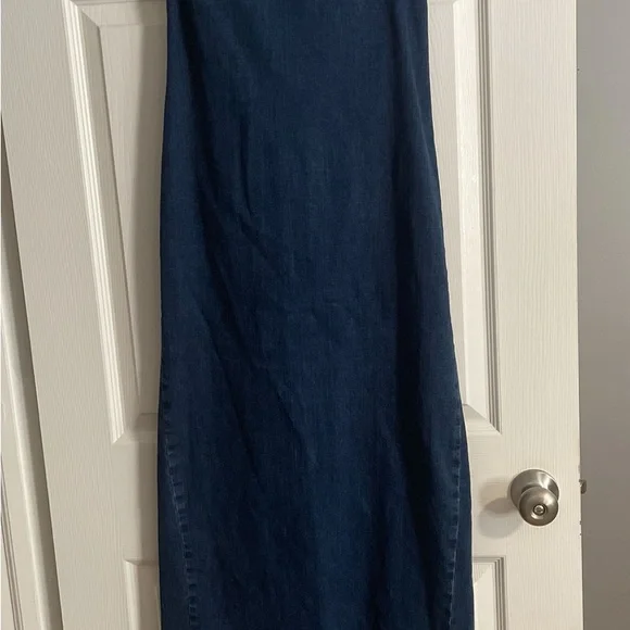 NWT Zara denim tube midi dress size XXL. - Picture 4 of 5